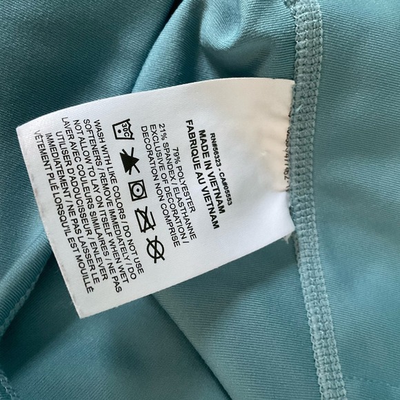 Nike Dri-Fit Leggings Light Blue Size Medium - Picture 3 of 6